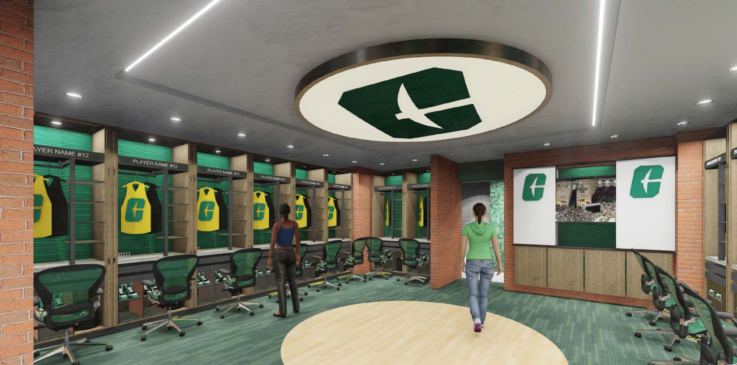 Mens And Womens Basketball Locker Rooms Evergreen Facilities Master Vision 4207